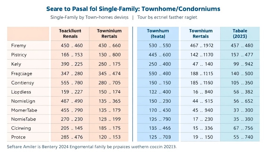 Rental comparison data for single-family leases in Northwest Houston.