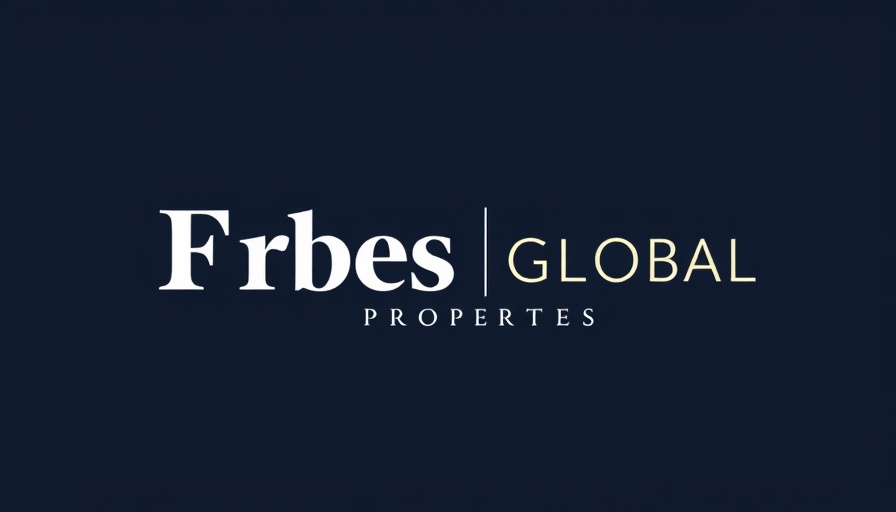 Modern logo design for Forbes Global Properties, featuring bold typography.
