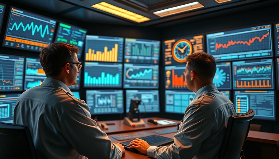 ERCOT forecast electric demand control room with digital displays.