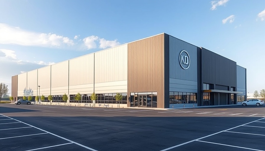 Modern warehouse showcasing northwest Houston real estate trends.