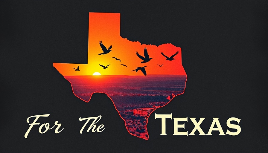 Vibrant Texas concert poster for Kerr County Flood Relief Fund.
