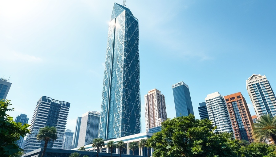Modern skyscraper in northwest Houston showcasing real estate trends