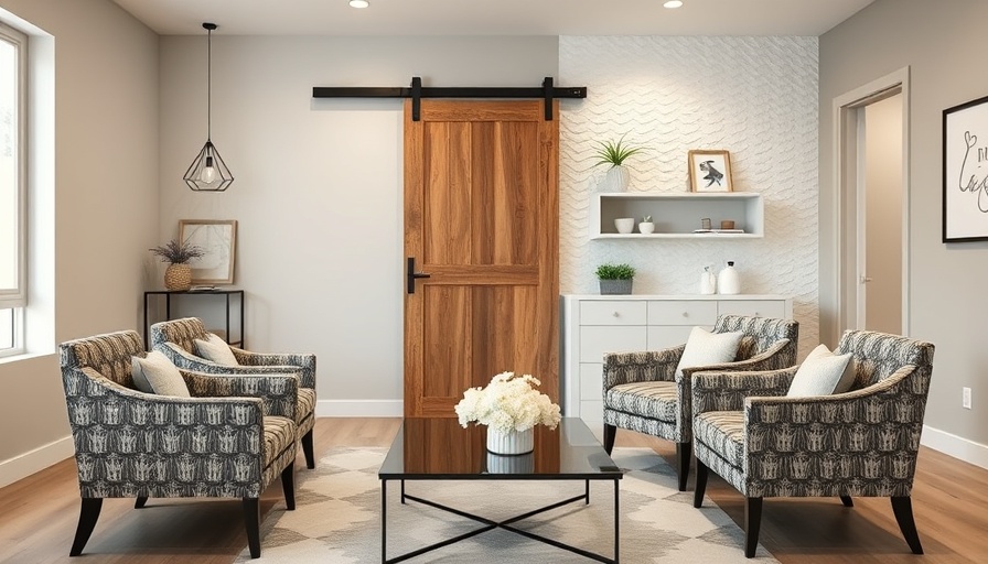 Modern dental office lounge showcasing elegant decor in Austin dental care setting.