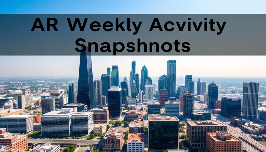 Aerial view of Houston skyline, closed home sales activity.