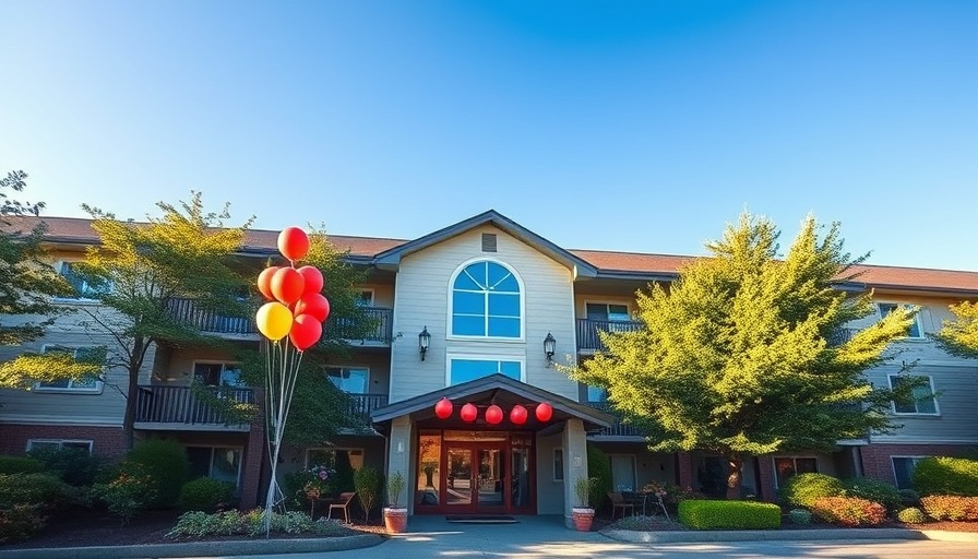 Charming apartment complex entrance in Northwest Houston with vibrant greenery.