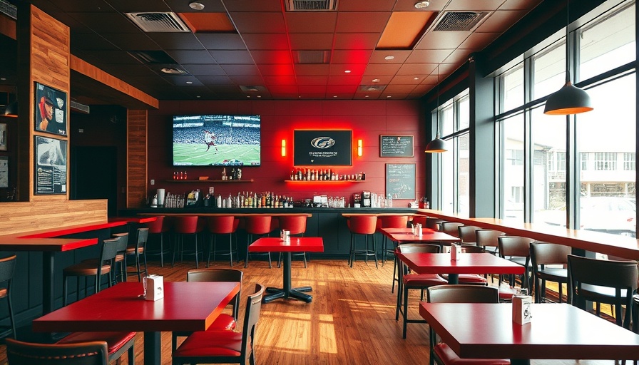 Cozy sports bar in Austin with TV for football.