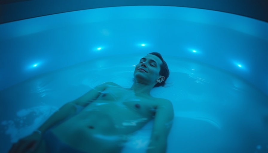 Float therapy in Vintage Park, serene water tank session.