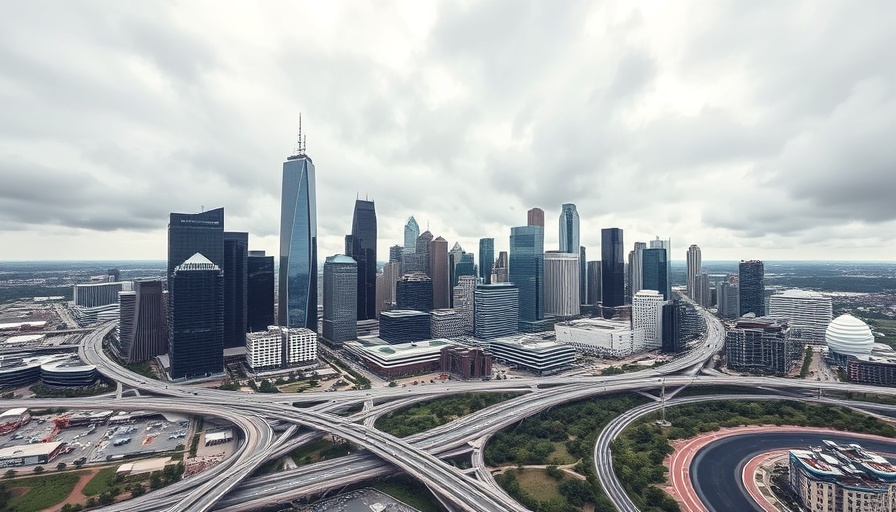 Houston skyline showing northwest real estate trends under overcast sky.