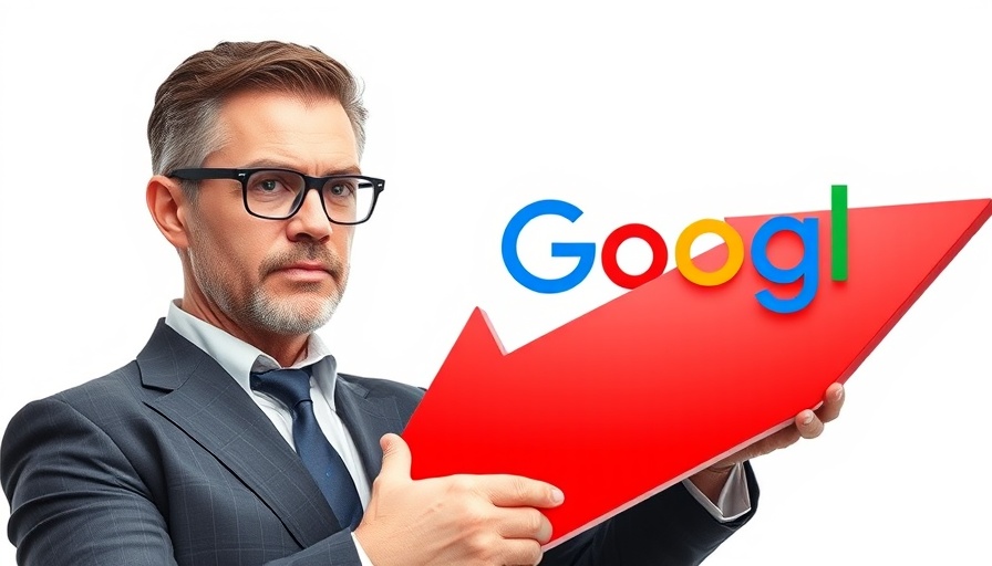 Businessman redirecting AIO traffic to YouTube using Google arrow.