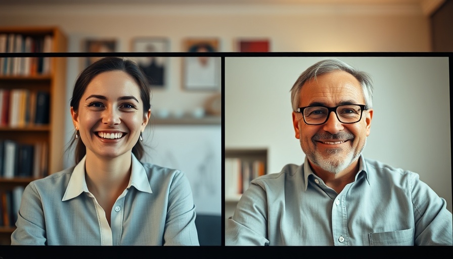 Engaged video call discussing restaurant marketing strategies