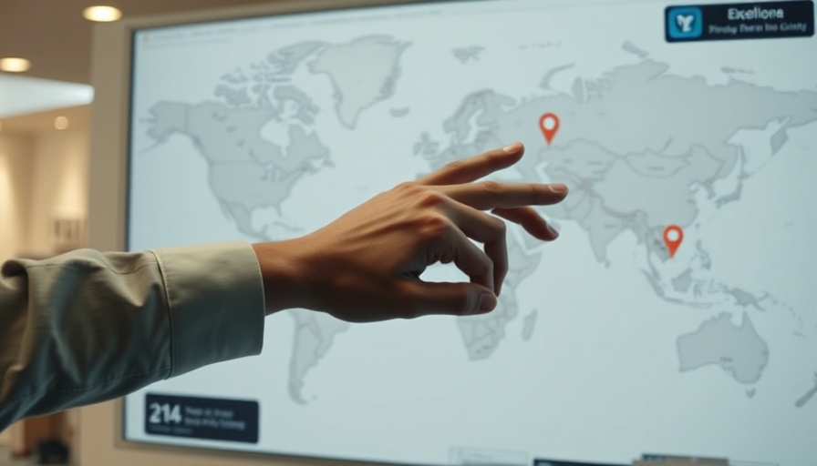 Digital engagement with a map for restaurant marketing