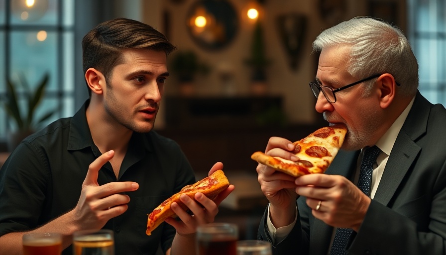 Dynamic split-screen video of restaurant marketing discussion.