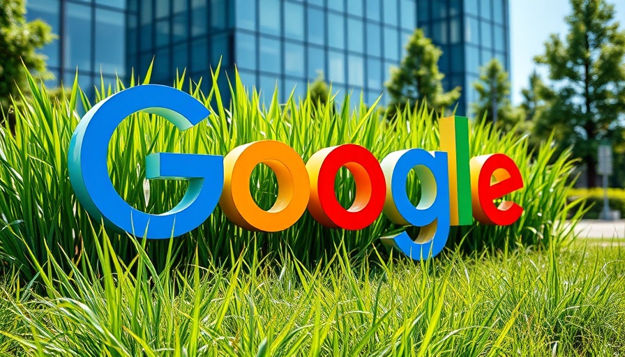 Google logo sign at business building for March 2025 Core Update.