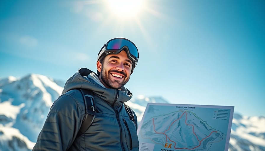 Gratitude Practice in Glamping: Skier enjoying the mountain.