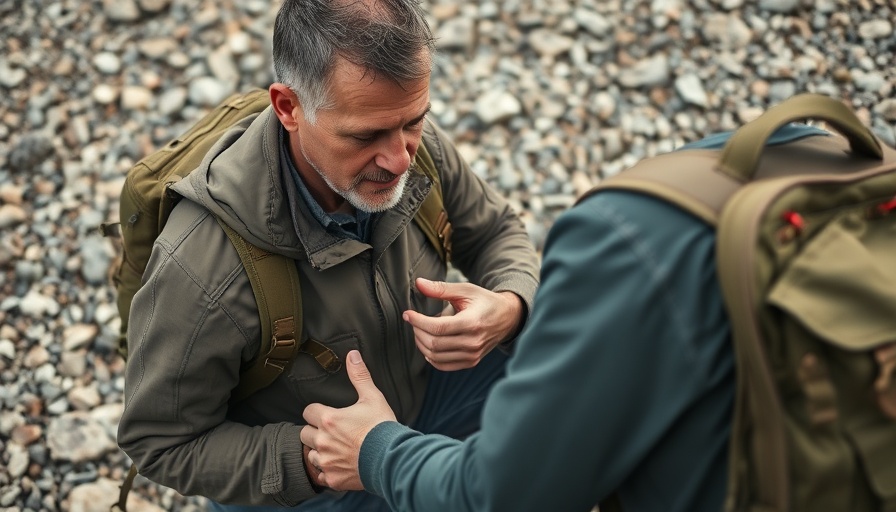 Miracle backpack survival story preparation with man and gear.