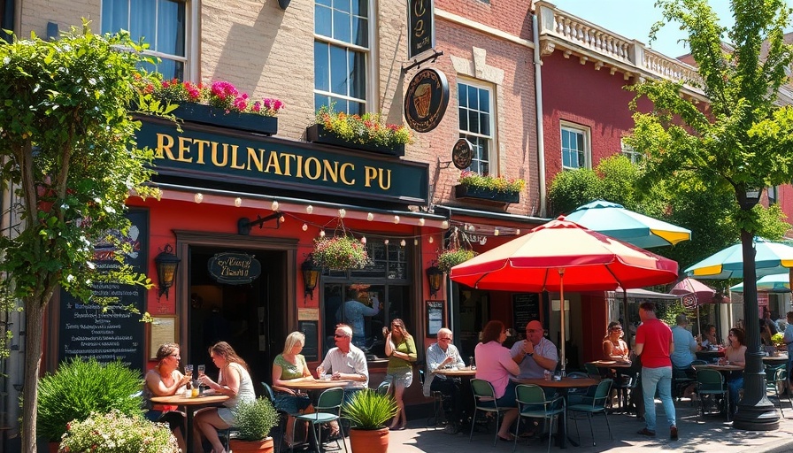 Fortune of War pub renovation Sydney with vibrant patio scene.