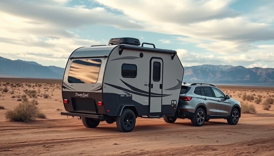Compact camper trailer for couples on rugged terrain