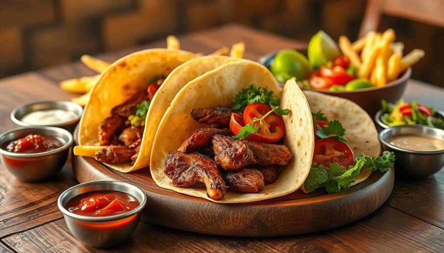 Taco Sunday Roast at Casa Esquina with diverse sides