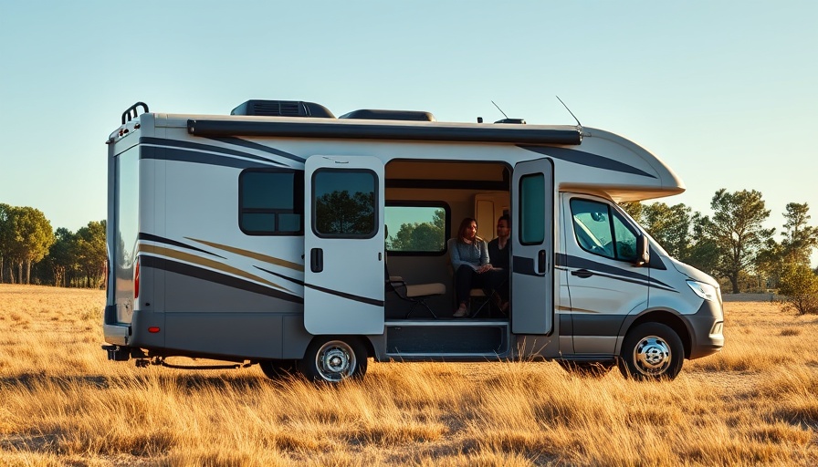 Sunlit Class B RV in scenic setting, Best Class B RVs