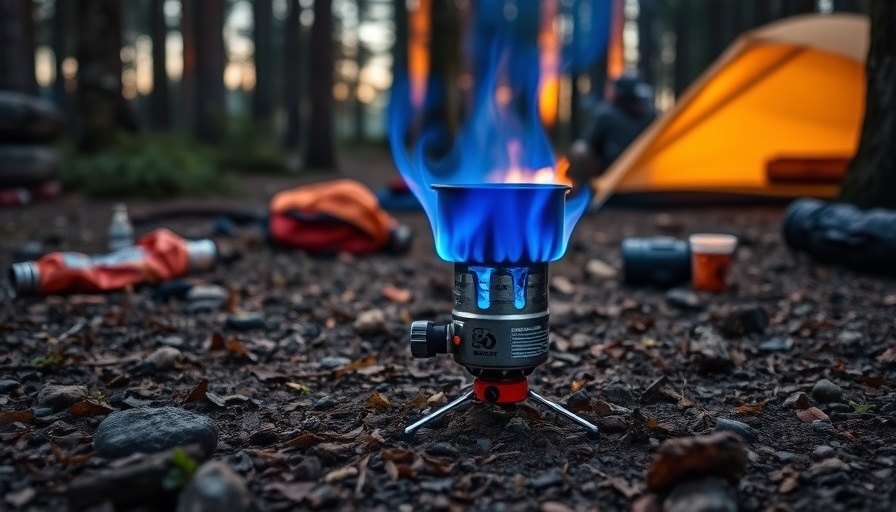 FireMaple FMS-125 Pro Stove Review during camping.