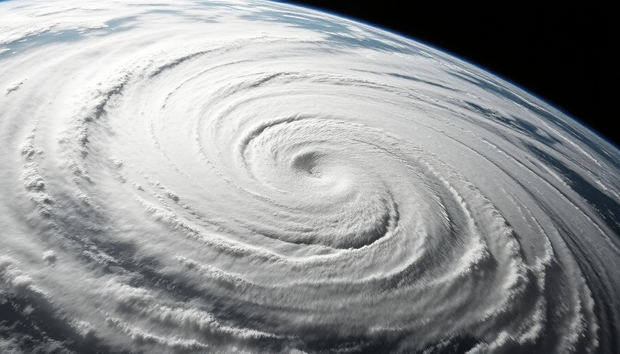 Hurricane Priscilla satellite view highlighting storm patterns.