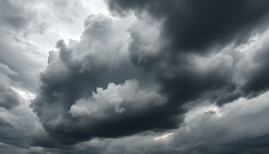 Dramatic storm clouds indicate possible flooding in Utah cities.