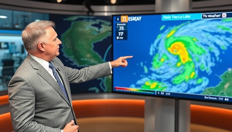 Experienced meteorologist presenting Utah weather forecast on radar map.