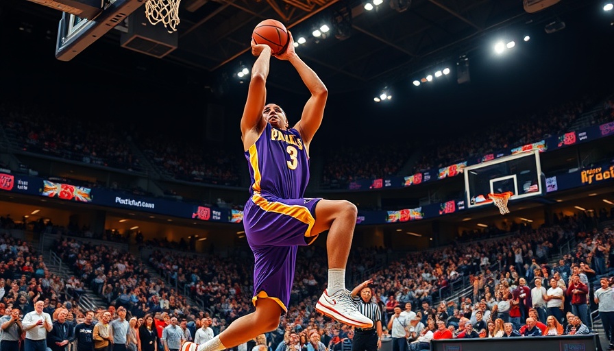 Brice Sensabaugh showcasing NBA preseason performance, shooting amidst action.