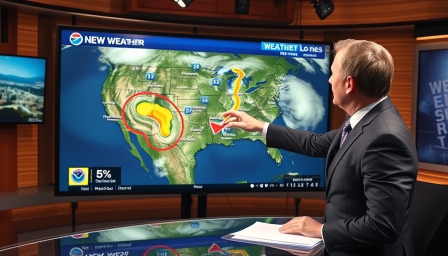 Active weather pattern Utah explained by weather anchor with map.