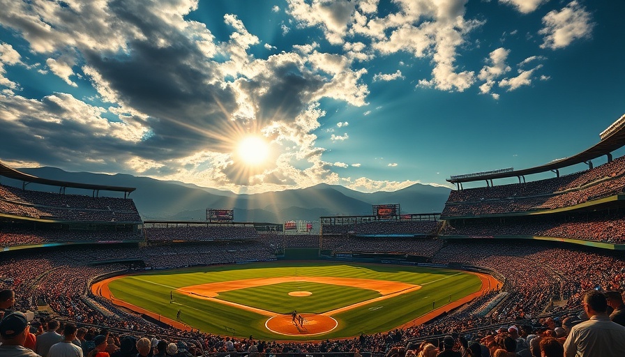 Salt Lake Bees new ballpark season highlights with a vibrant crowd and sunset.