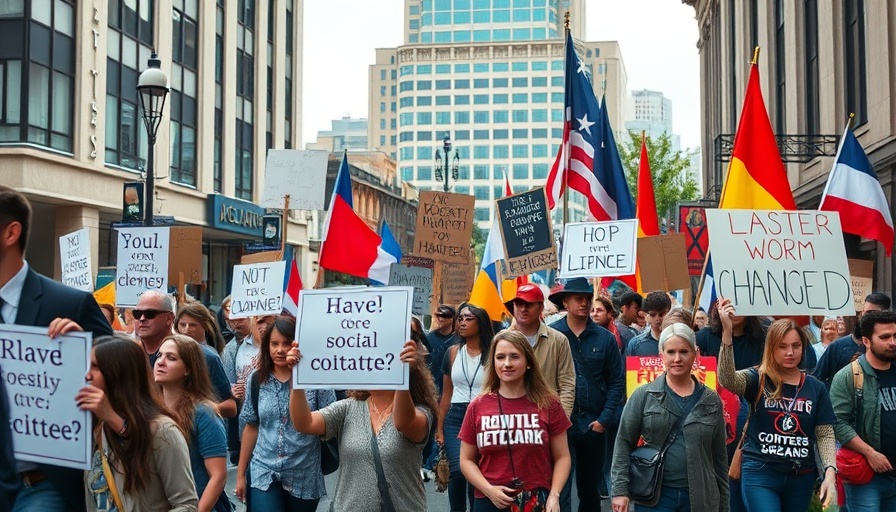 Portland protests with peaceful demonstrators.