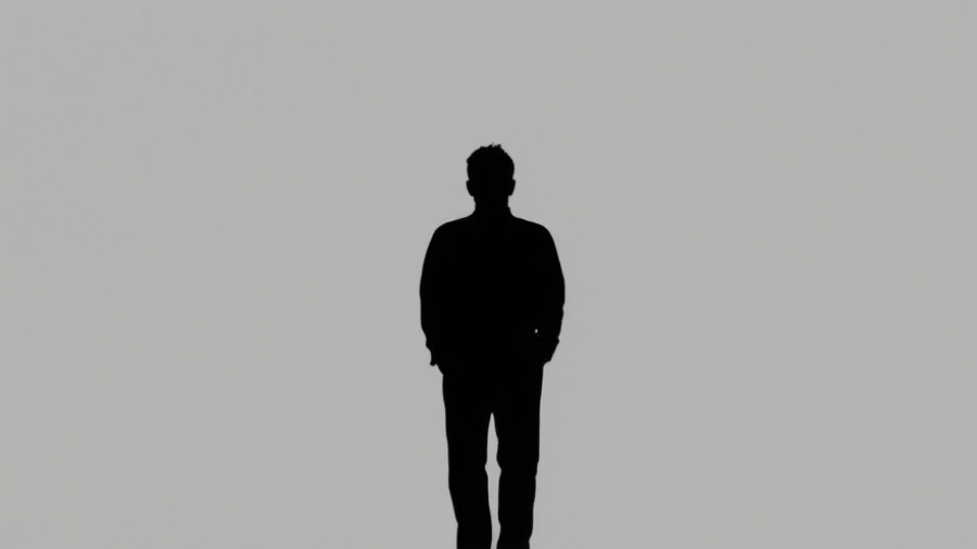 Silhouette of a person representing modern societal values.