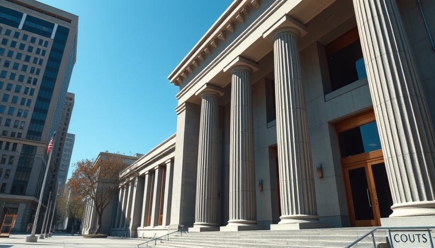 Modern courthouse exterior, American Fork murder conspiracy connection