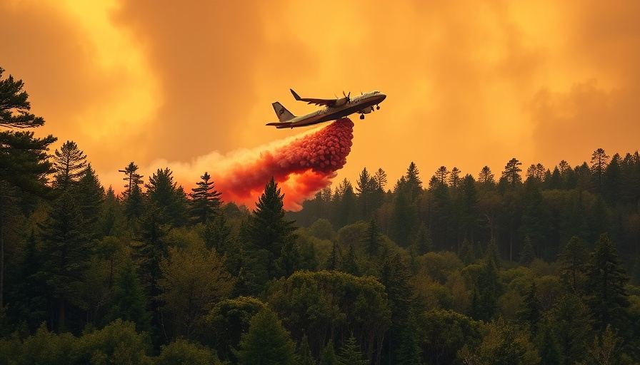 Monroe Canyon Fire impacts community as aircraft tackles flames.
