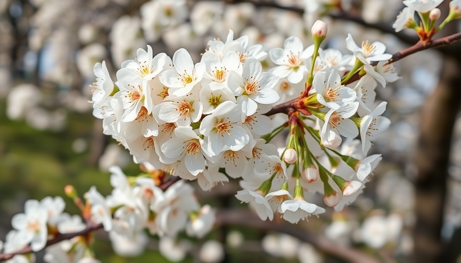 Cherry blossoms in spring highlighting mental health benefits of outdoor activities.