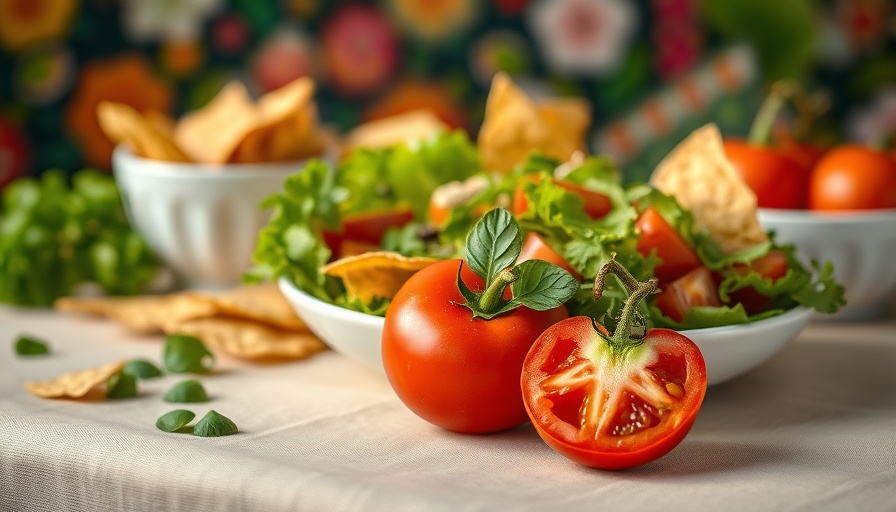 Spanish Market Farm to Table Settings with fresh produce and menu.
