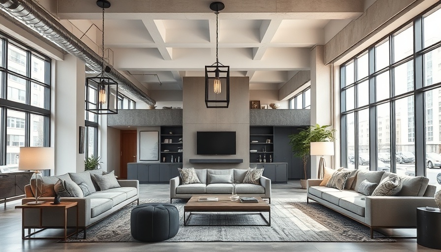 Modern interior of BRIX Residences in downtown Salt Lake City.