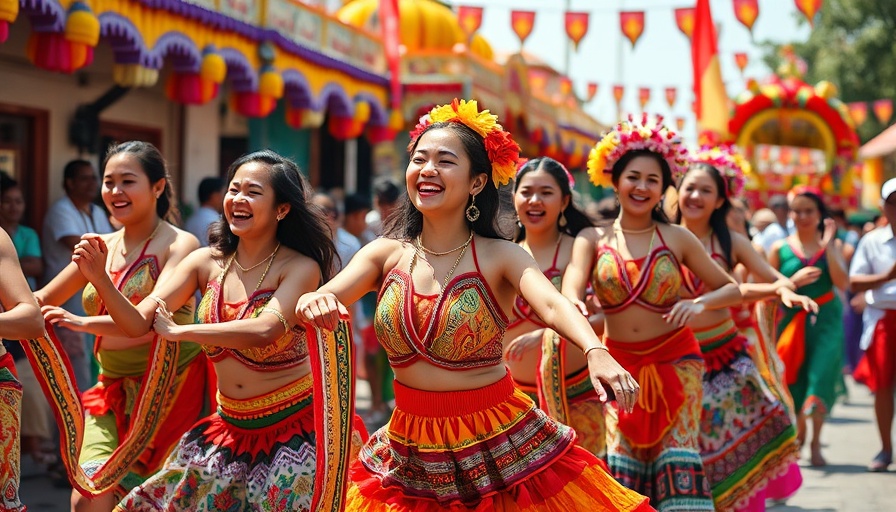 Joyful dancers in colorful attire during Days of '47 Parade.