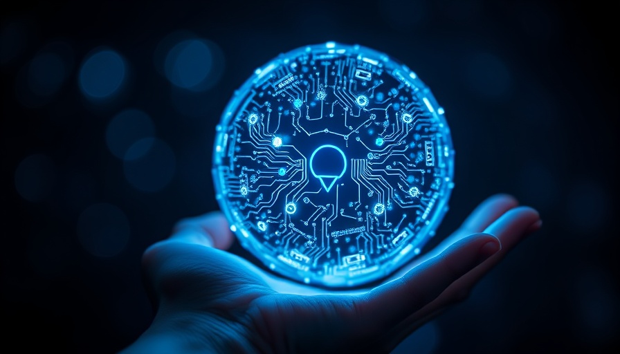 Futuristic AI sphere held in hand, representing Utah AI Revolution Preparedness