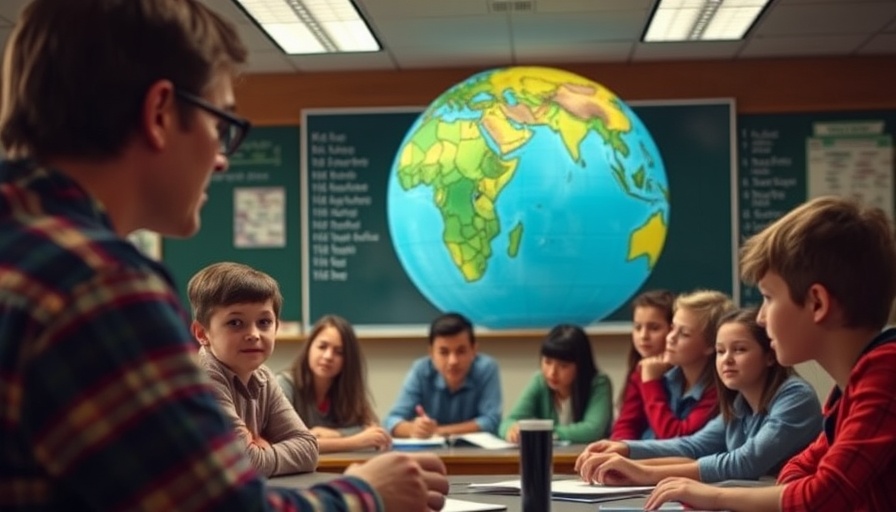 Classroom learning metric system, focusing on kilometers in America.