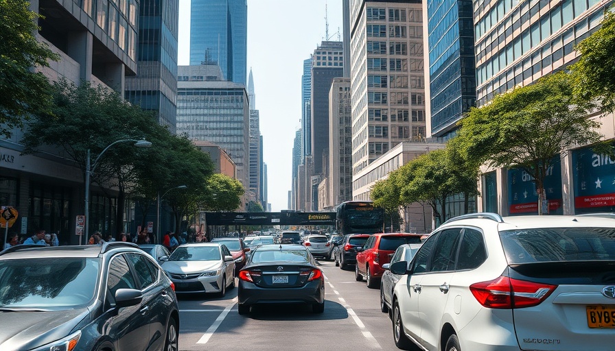Busy street scene with traffic in Hawaii, urban setting.