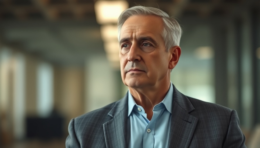 Contemplative middle-aged man in professional setting discussing Texas GOP redistricting plans.