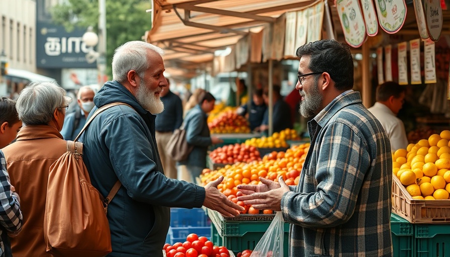 Utah Farmers Market in Washington D.C. vendor engaged with customers.