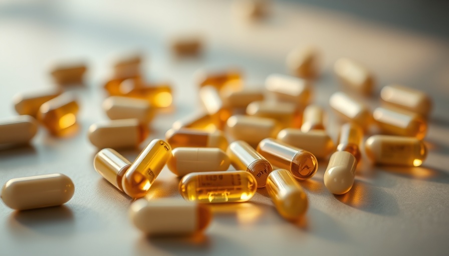 Pricey supplement capsules endorsed by fake Oprah in close-up view