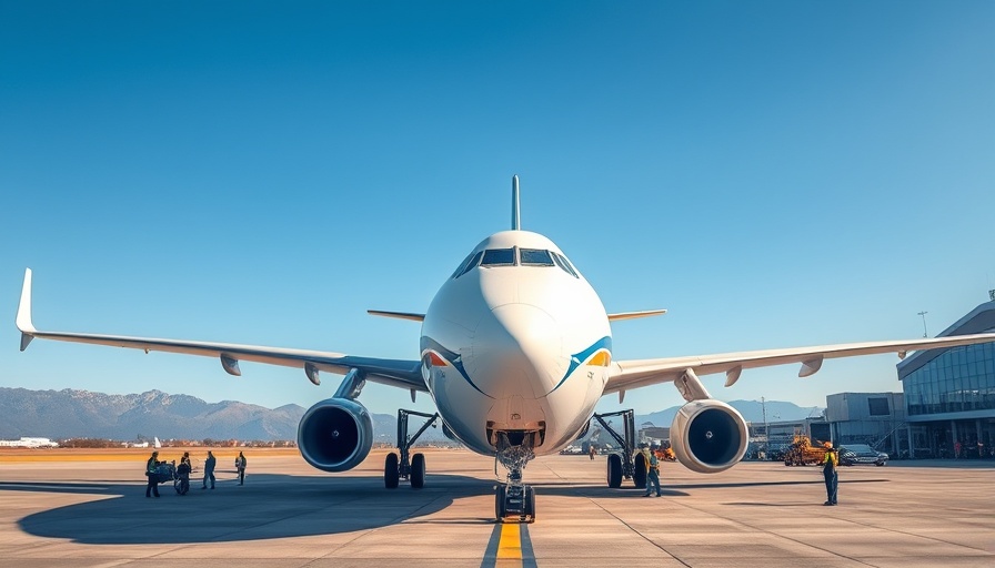 Airplane at Salt Lake City International Airport under bright sun.