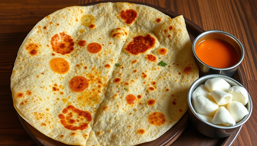 Sri Annapoorani South Indian cuisine with dosa and chutneys.