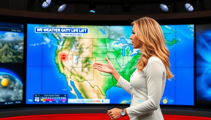 Salt Lake City Labor Day forecast by meteorologist in front of map.