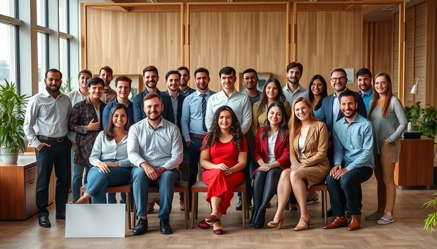Diverse office group posing together, September Streaming Releases promo.