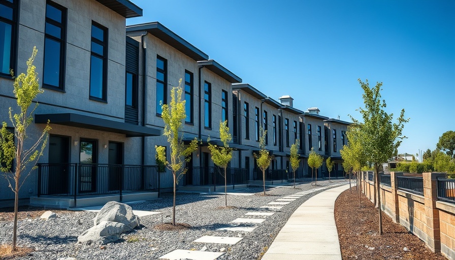 Salt Lake steel factory transformed into modern townhomes with grey facades.