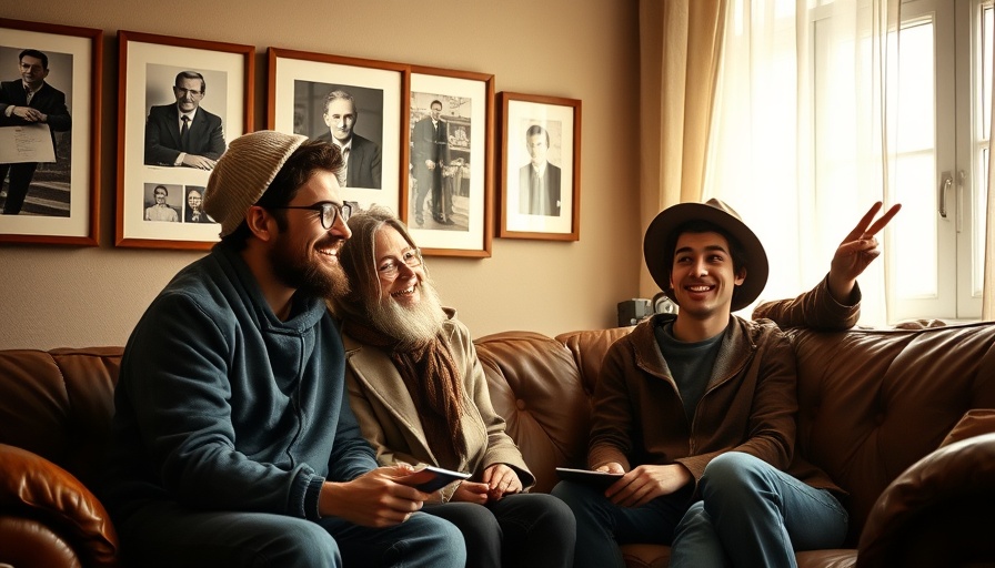 Jewish student gathering space at the U with students viewing photos.